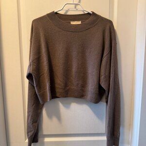 H&M cashmere cropped sweater